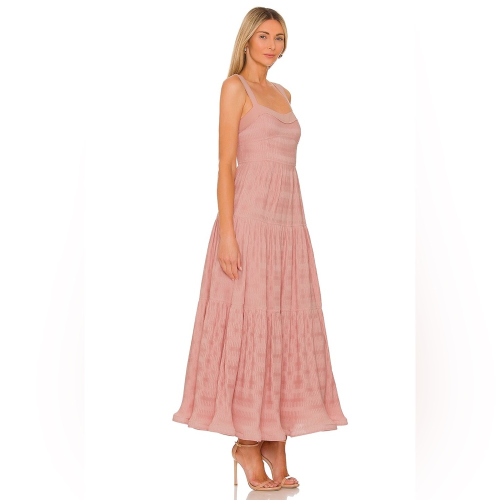 Celleste Variegated Dress in Porcelain Pink